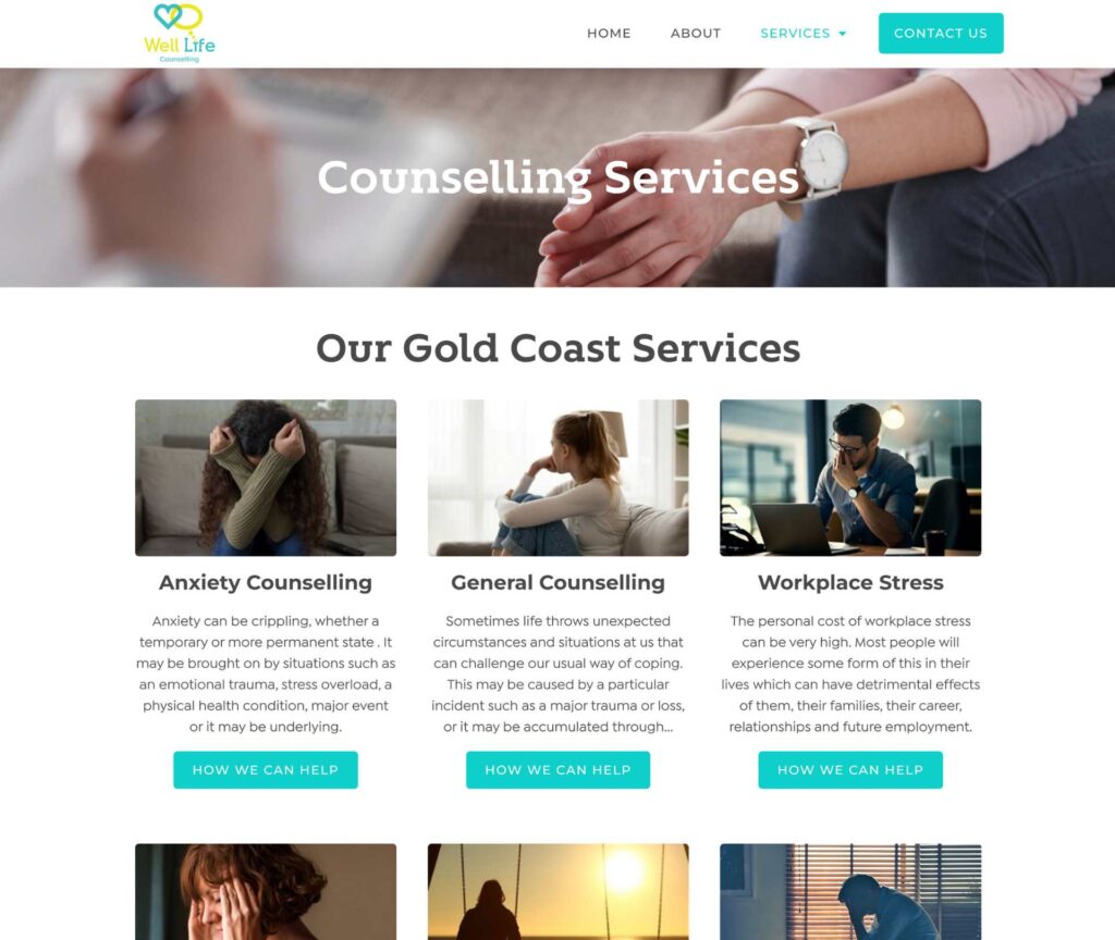 Case Study - Health - Well Life Counselling - Services