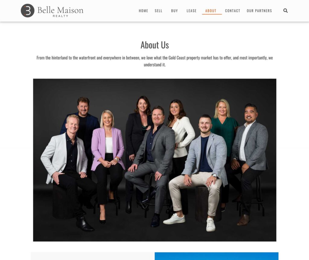 Case Study - Real Estate - Belle Maison Realty - About Us